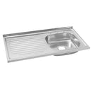 Lavaplatos De Sobreponer Poceta Derecha 100 X 50 Cm