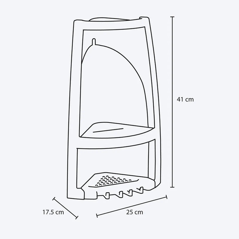 Esquinero para baño Rimax