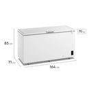 Congelador Horizontal Electrolux 496L Frost Inverter Blanco EFH50S3C5AW