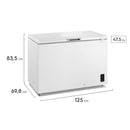 Congelador Horizontal Electrolux 366L Frost Inverter Blanco EFH38S3C5AW