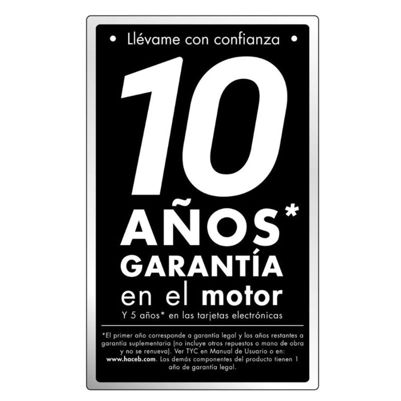 Lavadora Haceb IVY 19 Kilogramos Panel Digital Negra