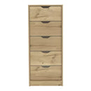 Comoda 5 Cajones Basilea Duna/Blanco Marquez 107,8x45x41,3cm