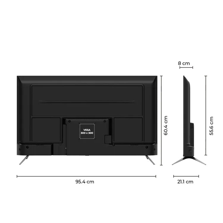 TV KALLEY 43" Pulgadas 109 cm 43G200 FHD LED Smart TV Google