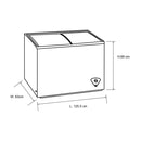 Vitrina Horizontal KALLEY 254 Litros