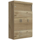 Closet Z Duna 120 cm con Cinco Puertas y Dos Cajones