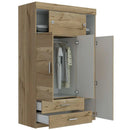 Closet Z Duna 120 cm con Cinco Puertas y Dos Cajones