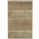 Closet Z Duna 120 cm con Cinco Puertas y Dos Cajones