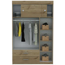 Closet Z Duna 120 cm con Cinco Puertas y Dos Cajones