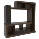 Centro de Entretenimiento Alves Amareto y Wengue 175 cm con Una Puerta y Un Cajón