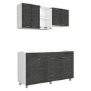 Cocina Lumina Roble Gris 150 cm