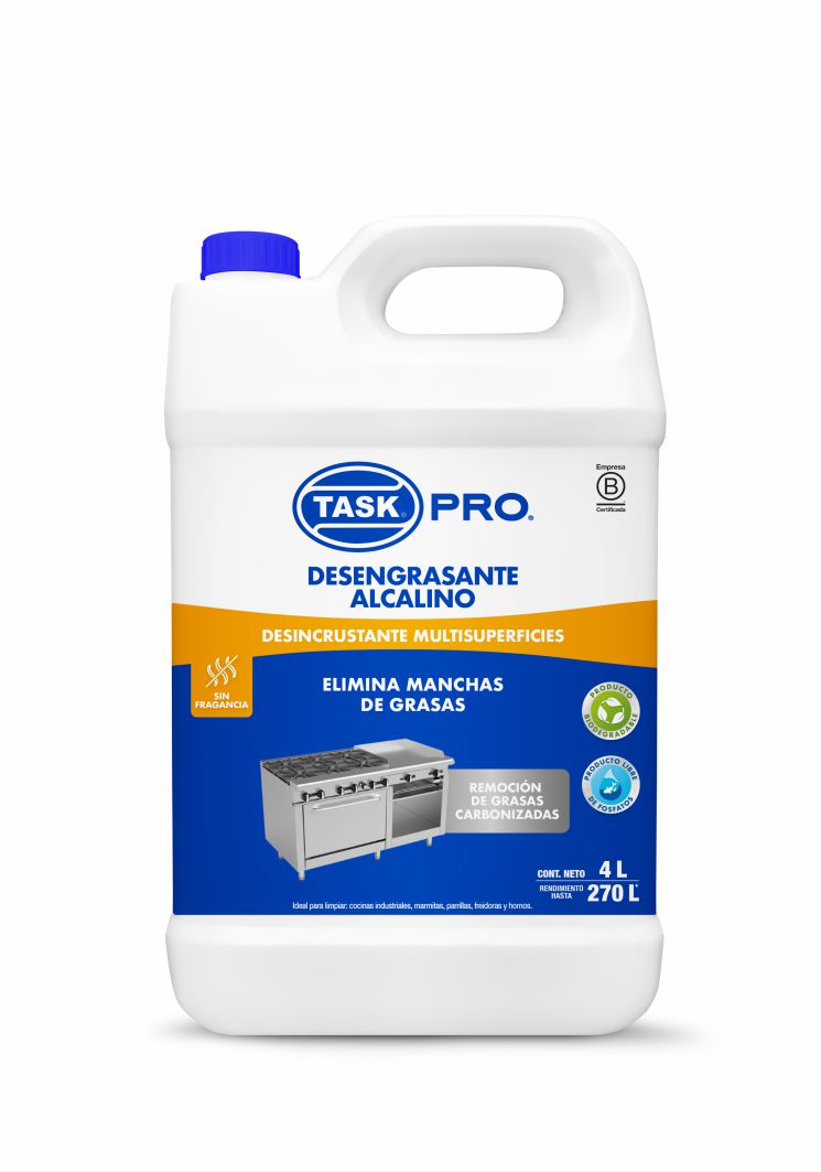 DESENGRASANTE INDUSTRIAL TASK PRO X4 Litros