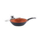 Sartén Wok Niza + tapa de vidrio 30 cm