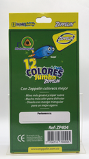 Colores Jumbo Zeppelin x 12