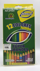 Colores Jumbo Zeppelin x 12