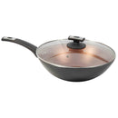 Sartén Wok Niza + tapa de vidrio 30 cm