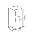 Nevera Siberia No Frost 240 Litros - Manija Externa - Titanio