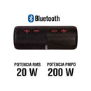 Parlante 2 en 1 KALLEY Bluetooth 20W Negro