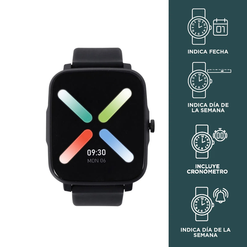 Reloj Inteligente Alykas Color: Negro