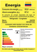 Nevera Siberia No Frost 240 Litros - Manija Externa - Titanio