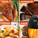 Freidora de Aire IMUSA Air Fryer Esencial 3,2 Litros Negro